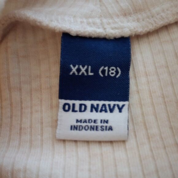 NWT Old Navy Cream Turtleneck Top sz 18 XXL Girls - Picture 6 of 6